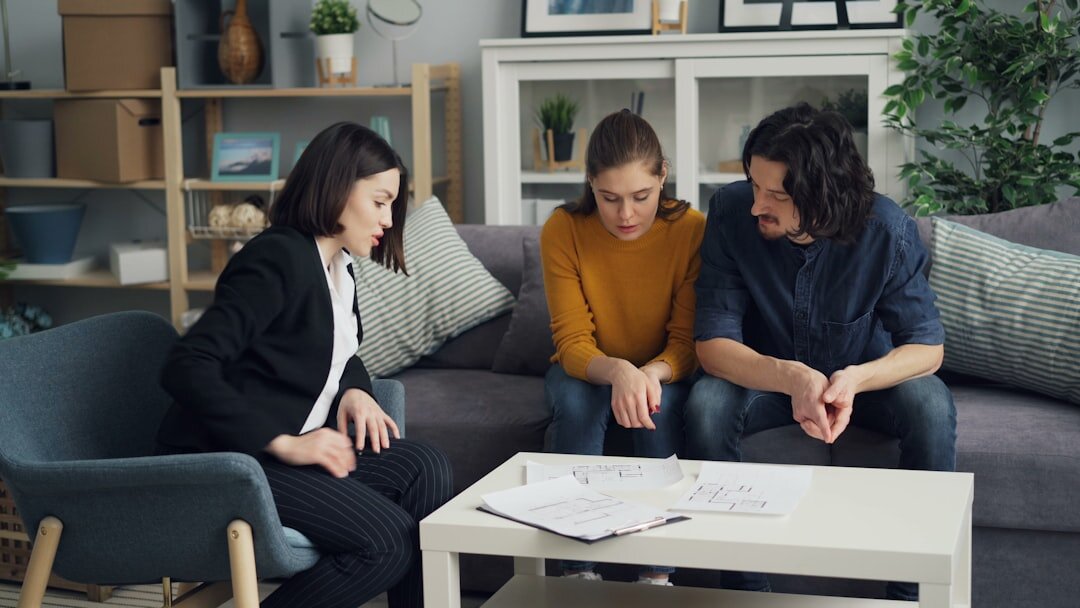 family discussing insurance options
